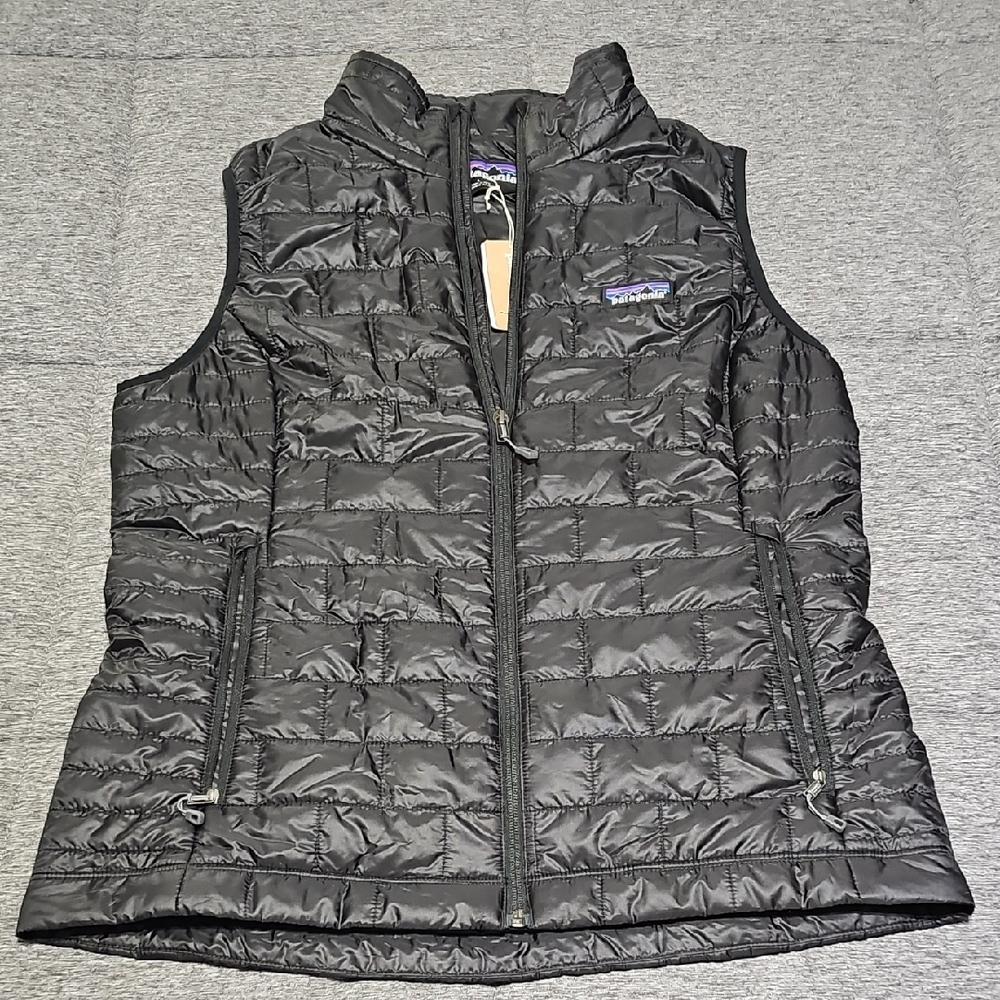 Patagonia Black Quilted Nano Puff Vest